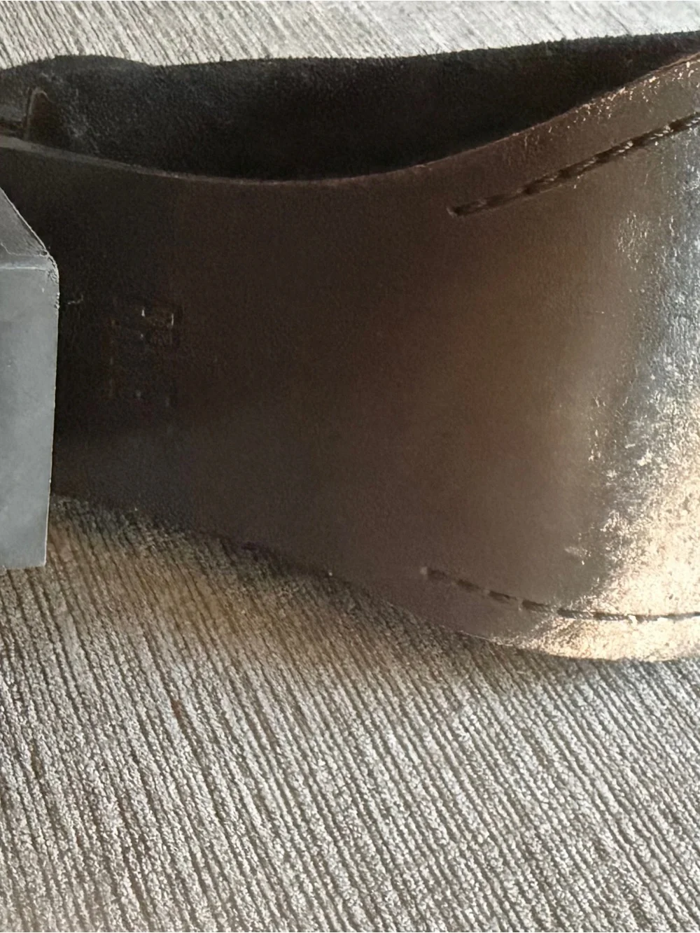 Frye Black Suede Open-Toe Slingback Sandals. Leather lined